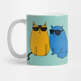 Cool Cats with Sunglasses Mug